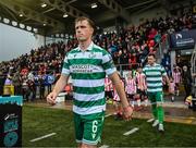23 May 2025; Daniel Cleary of Shamrock Rovers before the SSE Airtricity Men's Premier Division match between Derry City and Shamrock Rovers at The Ryan McBride Brandywell Stadium in Derry. Photo by Stephen McCarthy/Sportsfile