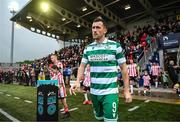 23 May 2025; Aaron Greene of Shamrock Rovers before the SSE Airtricity Men's Premier Division match between Derry City and Shamrock Rovers at The Ryan McBride Brandywell Stadium in Derry. Photo by Stephen McCarthy/Sportsfile