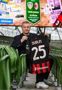 27 May 2025; Former AC Milan player Daniele Massaro during an event to promote the upcoming friendly match between Leeds United and AC Milan at the Aviva Stadium. Photo by Shauna Clinton/Sportsfile