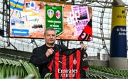 27 May 2025; Former AC Milan player Daniele Massaro during an event to promote the upcoming friendly match between Leeds United and AC Milan at the Aviva Stadium. Photo by Shauna Clinton/Sportsfile