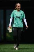 27 May 2025; Goalkeeper Grace Moloney during a Republic of Ireland women's training session at the Ataturk Olympic Stadium in Istanbul, Türkiye. Photo by Stephen McCarthy/Sportsfile