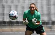 27 May 2025; Goalkeeper Sophie Whitehouse during a Republic of Ireland women's training session at the Ataturk Olympic Stadium in Istanbul, Türkiye. Photo by Stephen McCarthy/Sportsfile