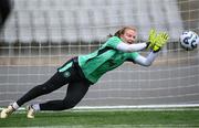27 May 2025; Goalkeeper Courtney Brosnan during a Republic of Ireland women's training session at the Ataturk Olympic Stadium in Istanbul, Türkiye. Photo by Stephen McCarthy/Sportsfile