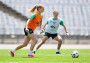 27 May 2025; Megan Connolly during a Republic of Ireland women's training session at the Ataturk Olympic Stadium in Istanbul, Türkiye. Photo by Stephen McCarthy/Sportsfile