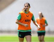 27 May 2025; Erin Healy during a Republic of Ireland women's training session at the Ataturk Olympic Stadium in Istanbul, Türkiye. Photo by Stephen McCarthy/Sportsfile