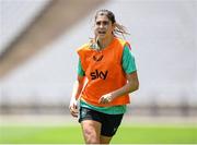 27 May 2025; Erin Healy during a Republic of Ireland women's training session at the Ataturk Olympic Stadium in Istanbul, Türkiye. Photo by Stephen McCarthy/Sportsfile