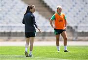 27 May 2025; Assistant coach Amber Whiteley during a Republic of Ireland women's training session at the Ataturk Olympic Stadium in Istanbul, Türkiye. Photo by Stephen McCarthy/Sportsfile