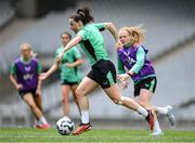 27 May 2025; Lucy Quinn during a Republic of Ireland women's training session at the Ataturk Olympic Stadium in Istanbul, Türkiye. Photo by Stephen McCarthy/Sportsfile