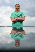 27 May 2025; Republic of Ireland's Megan Connolly poses for a portrait at their team hotel in Istanbul ahead of their UEFA Women's Nations League League B match against Türkiye on Friday. Photo by Stephen McCarthy/Sportsfile