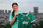 27 May 2025; Republic of Ireland's Erin Healy poses for a portrait at their team hotel in Istanbul ahead of their UEFA Women's Nations League League B match against Türkiye on Friday. Photo by Stephen McCarthy/Sportsfile
