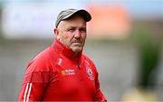 28 May 2025; Tyrone manager Paul Devlin before the Dalata Hotel Group GAA Football All-Ireland U20 Championship final match between Louth and Tyrone at BOX-IT Athletic Grounds in Armagh. Photo by Seb Daly/Sportsfile