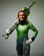 29 May 2025; Team Ireland winter athletes gather for a team camp at the Sport Ireland Campus in Dublin ahead of the final qualification phase for the Milano Cortina 2026 Winter Olympic Games next February. In attendance is Alpine Skier, Elle Murphy. Photo by David Fitzgerald/Sportsfile
