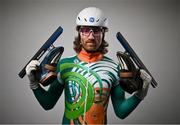 29 May 2025; Team Ireland winter athletes gather for a team camp at the Sport Ireland Campus in Dublin ahead of the final qualification phase for the Milano Cortina 2026 Winter Olympic Games next February. In attendance is  Speed Skater, Sean McAnuff. Photo by David Fitzgerald/Sportsfile