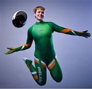 29 May 2025; Team Ireland winter athletes gather for a team camp at the Sport Ireland Campus in Dublin ahead of the final qualification phase for the Milano Cortina 2026 Winter Olympic Games next February. In attendance is Luge athlete, Elsa Desmond. Photo by David Fitzgerald/Sportsfile