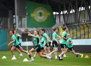 29 May 2025; Katie McCabe during a Republic of Ireland women's training session at Esenler Erok Stadium in Istanbul, Türkiye. Photo by Stephen McCarthy/Sportsfile