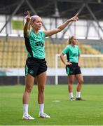 29 May 2025; Denise O’Sullivan during a Republic of Ireland women's training session at Esenler Erok Stadium in Istanbul, Türkiye. Photo by Stephen McCarthy/Sportsfile