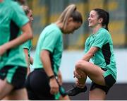 29 May 2025; Marissa Sheva during a Republic of Ireland women's training session at Esenler Erok Stadium in Istanbul, Türkiye. Photo by Stephen McCarthy/Sportsfile