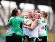 29 May 2025; Denise O’Sullivan, Lucy Quinn, left, and team-mates during a Republic of Ireland women's training session at Esenler Erok Stadium in Istanbul, Türkiye. Photo by Stephen McCarthy/Sportsfile