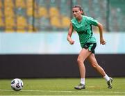 29 May 2025; Abbie Larkin during a Republic of Ireland women's training session at Esenler Erok Stadium in Istanbul, Türkiye. Photo by Stephen McCarthy/Sportsfile