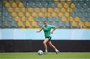 29 May 2025; Abbie Larkin during a Republic of Ireland women's training session at Esenler Erok Stadium in Istanbul, Türkiye. Photo by Stephen McCarthy/Sportsfile