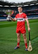 29 May 2025; Christy Ring Cup finalist Derry's Cormac O'Doherty during a Christy Ring, Nicky Rackard & Lory Meagher media event at Croke Park in Dublin. Photo by Seb Daly/Sportsfile