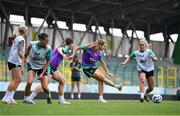 29 May 2025; Kyra Carusa during a Republic of Ireland women's training session at Esenler Erok Stadium in Istanbul, Türkiye. Photo by Stephen McCarthy/Sportsfile