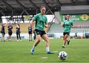 29 May 2025; Megan Campbell during a Republic of Ireland women's training session at Esenler Erok Stadium in Istanbul, Türkiye. Photo by Stephen McCarthy/Sportsfile