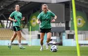 29 May 2025; Aoibheann Clancy during a Republic of Ireland women's training session at Esenler Erok Stadium in Istanbul, Türkiye. Photo by Stephen McCarthy/Sportsfile