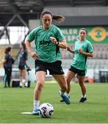29 May 2025; Megan Campbell during a Republic of Ireland women's training session at Esenler Erok Stadium in Istanbul, Türkiye. Photo by Stephen McCarthy/Sportsfile