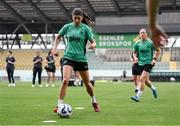 29 May 2025; Erin Healy during a Republic of Ireland women's training session at Esenler Erok Stadium in Istanbul, Türkiye. Photo by Stephen McCarthy/Sportsfile