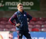 30 May 2025; Shelbourne manager Damien Duff before the SSE Airtricity Men's Premier Division match between Cork City and Shelbourne at Turner's Cross in Cork. Photo by Michael P Ryan/Sportsfile