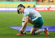 30 May 2025; Lucy Quinn of Republic of Ireland before the UEFA Women's Nations League, League B match between Türkiye and Republic of Ireland at Esenler Stadium in Istanbul, Türkiye. Photo by Stephen McCarthy/Sportsfile