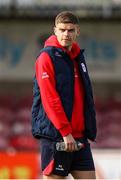 30 May 2025; Sean Gannon of Shelbourne before the SSE Airtricity Men's Premier Division match between Cork City and Shelbourne at Turner's Cross in Cork. Photo by Michael P Ryan/Sportsfile