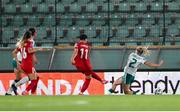 30 May 2025; Kader Hançar of Türkiye, 11, scores her side's first goal during the UEFA Women's Nations League, League B match between Türkiye and Republic of Ireland at Esenler Stadium in Istanbul, Türkiye. Photo by Stephen McCarthy/Sportsfile