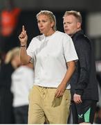30 May 2025; Republic of Ireland head coach Carla Ward during the UEFA Women's Nations League, League B match between Türkiye and Republic of Ireland at Esenler Stadium in Istanbul, Türkiye. Photo by Stephen McCarthy/Sportsfile