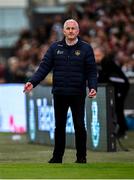 30 May 2025; Galway United manager John Caulfield during the SSE Airtricity Men's Premier Division match between Shamrock Rovers and Galway United at Tallaght Stadium in Dublin. Photo by Piaras Ó Mídheach/Sportsfile