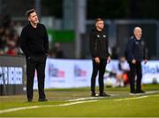 30 May 2025; Shamrock Rovers manager Stephen Bradley during the SSE Airtricity Men's Premier Division match between Shamrock Rovers and Galway United at Tallaght Stadium in Dublin. Photo by Piaras Ó Mídheach/Sportsfile