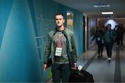 30 May 2025; Republic of Ireland's STATSports analyst Ronan Molloy arrives for the UEFA Women's Nations League, League B match between Türkiye and Republic of Ireland at Esenler Stadium in Istanbul, Türkiye. Photo by Stephen McCarthy/Sportsfile