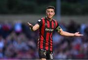 30 May 2025; Keith Buckley of Bohemians during the SSE Airtricity Men's Premier Division match between Bohemians and Derry City at Dalymount Park in Dublin. Photo by Seb Daly/Sportsfile