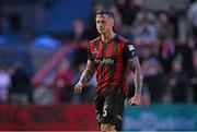 30 May 2025; Rob Cornwall of Bohemians during the SSE Airtricity Men's Premier Division match between Bohemians and Derry City at Dalymount Park in Dublin. Photo by Seb Daly/Sportsfile
