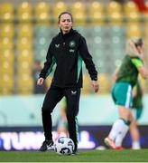 30 May 2025; Republic of Ireland assistant coach Amber Whiteley before the UEFA Women's Nations League, League B match between Türkiye and Republic of Ireland at Esenler Stadium in Istanbul, Türkiye. Photo by Stephen McCarthy/Sportsfile