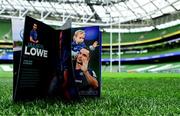 31 May 2025; The official match programme before the United Rugby Championship quarter-final match between Leinster and Scarlets at the Aviva Stadium in Dublin. Photo by Brendan Moran/Sportsfile