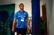 31 May 2025; James Ryan of Leinster arrives before the United Rugby Championship quarter-final match between Leinster and Scarlets at the Aviva Stadium in Dublin. Photo by Brendan Moran/Sportsfile