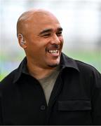 31 May 2025; Former Ireland international Simon Zebo before the United Rugby Championship quarter-final match between Leinster and Scarlets at the Aviva Stadium in Dublin. Photo by Tyler Miller/Sportsfile