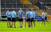 31 May 2025; Tipperary players before the oneills.com GAA Hurling All-Ireland U20 Championship final match between Kilkenny and Tipperary at UPMC Nowlan Park in Kilkenny. Photo by Ray McManus/Sportsfile