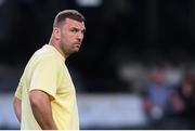 31 May 2025; Munster captain Tadhg Beirne before the United Rugby Championship quarter-final match between Hollywoodbets Sharks and Munster at Kings Park Stadium in Durban, South Africa. Photo by Shaun Roy/Sportsfile