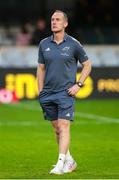 31 May 2025; Munster interim coach Ian Costello before the United Rugby Championship quarter-final match between Hollywoodbets Sharks and Munster at Kings Park Stadium in Durban, South Africa. Photo by Shaun Roy/Sportsfile