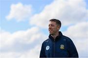 31 May 2025; Meath coach Shane Supple returns to the dressing room after walking the pitch before the GAA Football All-Ireland Senior Championship Round 2 match between Roscommon and Meath at King & Moffatt Dr Hyde Park in Roscommon. Photo by Tom Beary/Sportsfile