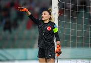 30 May 2025; Türkiye goalkeeper Selda Akgöz during the UEFA Women's Nations League, League B match between Türkiye and Republic of Ireland at Esenler Stadium in Istanbul, Türkiye.  Photo by Stephen McCarthy/Sportsfile