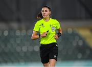 30 May 2025; Referee Kristina Georgieva during the UEFA Women's Nations League, League B match between Türkiye and Republic of Ireland at Esenler Stadium in Istanbul, Türkiye.  Photo by Stephen McCarthy/Sportsfile